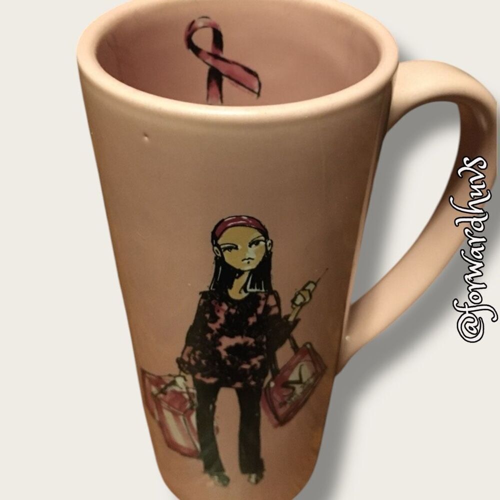 Simply Vera Vera Wang Ribbon Mug Pink - Picture 4 of 10